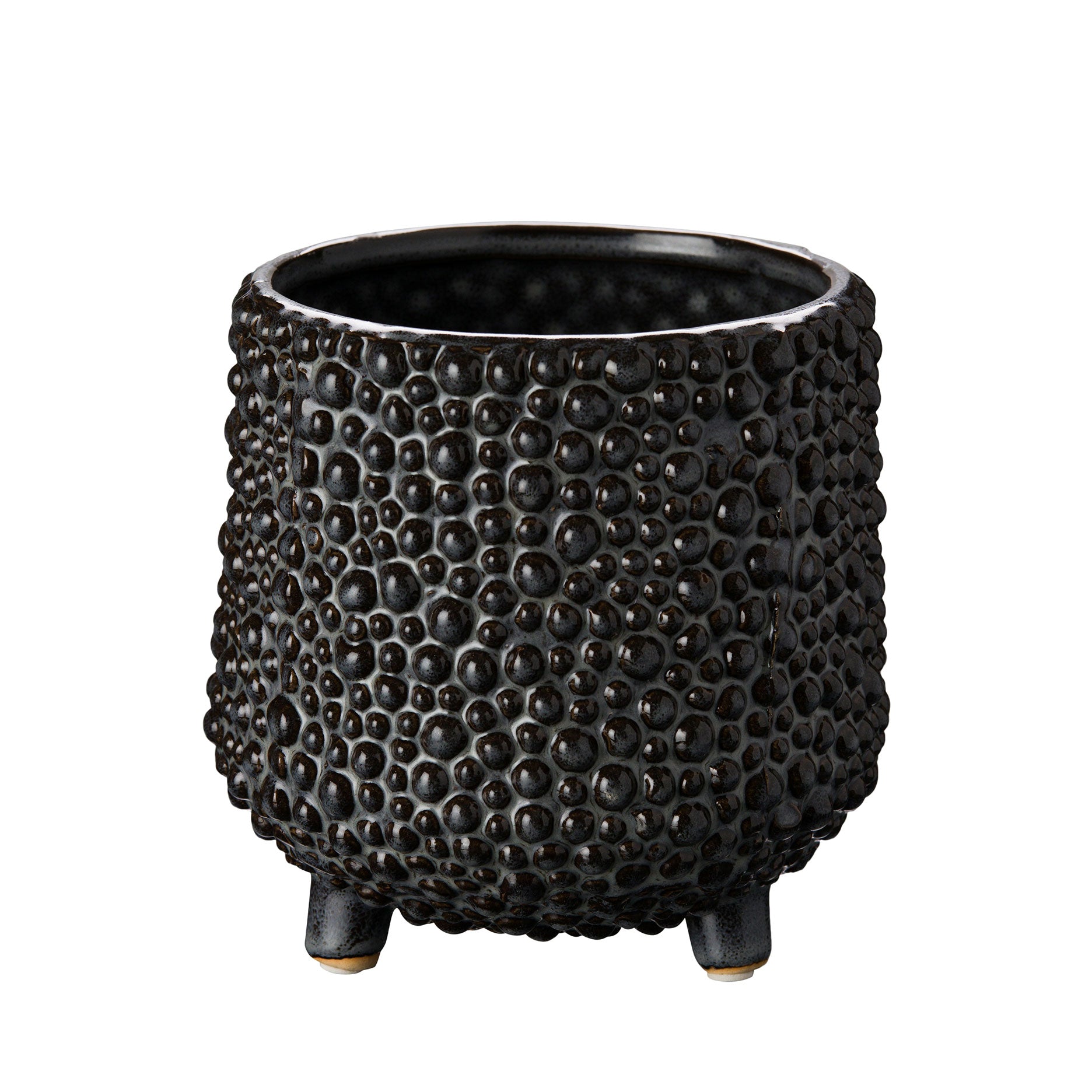 Dots Steingut-Blumentopf